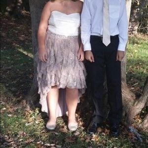 High low homecoming dress.
